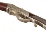 PRE-WAR J.P. SAUER CUSTOM RIFLE ON A WINCHESTER M 1885 LOW-WALL ACTION - 2 of 12