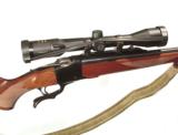 RUGER No1 SINGLE SHOT RIFLE IN 7X57mm CALIBER. - 7 of 10