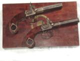 SUPERB CASED PAIR OF TURN-BARREL PERCUSSION PISTOLS BY "WILLIAM MILLS, LONDON" - 2 of 20