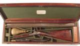 12 BORE PERCUSSION DOUBLE SHOTGUN.
BY KAVANAGH IN ITS
ORIGINAlL BOX - 1 of 14