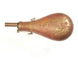 U.S. BATTY PEACE FLASK FOR THE 1841 MISSISSIPPI RIFLE/ 1817 COMMON RIFLE. - 1 of 2
