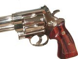 S&W MODEL 29-2 REVOLVER.
.44 MAGNUM WITH FACTORY NICKEL FINISH - 6 of 8