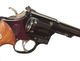 S&W MODEL 17-2 REVOLVER WITH TARGET HAMMER, TRIGGER, AND GRIPS - 6 of 10