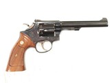 S&W MODEL 17-2 REVOLVER WITH TARGET HAMMER, TRIGGER, AND GRIPS - 2 of 10