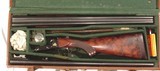 WINCHESTER MODEL 21 SHOTGUN WITH 2 SETS OF BARRELS AND GOLD INLAYS BY ENGRAVER "WINSTON CHURCHILL" - 1 of 14