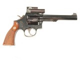 SMITH & WESSON
MODEL 14-3 (K-38) REVOLVER WITH EXPERIMENTAL OPTICAL REAR SIGHT - 3 of 10