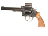 SMITH & WESSON
MODEL 14-3 (K-38) REVOLVER WITH EXPERIMENTAL OPTICAL REAR SIGHT - 1 of 10