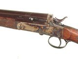 ENGLISH SIDE LEVER ROOK RIFLE BY "ARMY & NAVY C.S.L." IN .300 CALIBER - 4 of 12