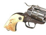 RUGER SINGLE SIX " FLAT GATE" REVOLVER WITH FACTORY STAG GRIPS - 11 of 12