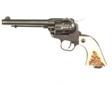 RUGER SINGLE SIX " FLAT GATE" REVOLVER WITH FACTORY STAG GRIPS - 2 of 12