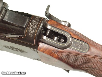 LUXUS ARMS MODEL 11SINGLE SHOT SPORTING RIFLEENGRAVED WITH GOLD BANDING IN .243 WIN. CALIBER - Image 5 of 13