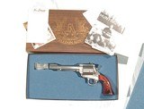 FREEDOM ARMS SINGLE ACTION ARMY IN .454 CASULL NEW IN IT'S FACTORY BOX - 1 of 11