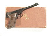 COLT WOODSMAN TARGET MODEL PISTOL WITH IT'S ORIGINAL BOX AND PAPERWORK - 2 of 12