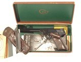 COLT WOODSMAN TARGET MODEL PISTOL WITH IT'S ORIGINAL BOX AND PAPERWORK - 1 of 12