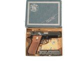SMITH & WESSON MODEL 39 IN IT'S ORIGINAL FACTORY BOX. - 1 of 7