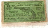 WINCHESTER REPEATING ARMS CO.50 COUNT CARTRIDGESFOR THE SMITH & WESSON .32 CALIBER REVOLVER - 1 of 1