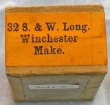 WINCHESTER MFG. BOX OF 50 S&W .32 LONG CARTRIDGES - 4 of 4