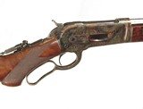 CUSTOM ENGRAVED WINCHESTER MODEL 1886 DELUXE TAKE-DOWN RIFLE IN .50 EXPRESS CALIBER - 9 of 13