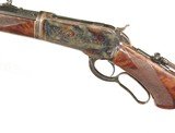 CUSTOM ENGRAVED WINCHESTER MODEL 1886 DELUXE TAKE-DOWN RIFLE IN .50 EXPRESS CALIBER - 6 of 13