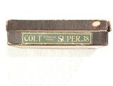 PRE-WAR COLT 1911 MODEL IN .38 SUPER CALIBER WITH IT'S ORIGINAL FACTORY BOX - 5 of 11