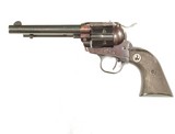 EARLY 2ND YEAR MFG. RUGER SINGLE SIX "FLAT GATE" REVOLVER - 2 of 11