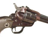 EARLY 2ND YEAR MFG. RUGER SINGLE SIX "FLAT GATE" REVOLVER - 6 of 11