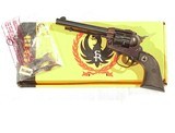 EARLY 2ND YEAR MFG. RUGER SINGLE SIX "FLAT GATE" REVOLVER - 1 of 11
