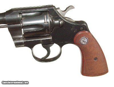 COLT OFFICAL POLICE REVOLVER IN .22 RIMFIRE - Image 7 of 9