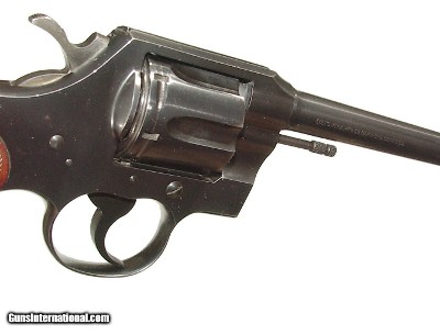 COLT OFFICAL POLICE REVOLVER IN .22 RIMFIRE - Image 5 of 9