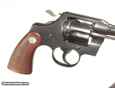 COLT OFFICAL POLICE REVOLVER IN .22 RIMFIRE - Image 6 of 9