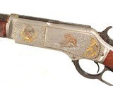 EXHIBITION GRADE JOHN WARREN ENGRAVED WINCHESTER MODEL 1876 RIFLE - 3 of 17