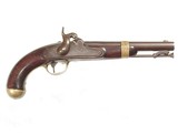 U.S. MODEL 1842 SINGLE SHOT PERCUSSION PISTOL BY"H. ASTON & Co."DATED 1852 - 1 of 7