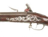 VERY EARLY FRENCH OFFICER'S HOLSTER FLINTLOCK PISTOL circa 1690-1720 - 7 of 10