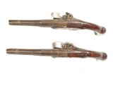 PAIR OF SILVER MOUNTED 18TH CENTURY FRENCH OFFICERS PISTOLS BY "JACQUES FRECONNET, PARIS"ca 1749 {FRENCH & INDIAN WAR} - 5 of 16