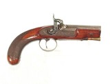 BRITISH PERCUSSION GREAT COAT PISTOL BY 