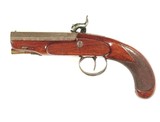 BRITISH PERCUSSION GREAT COAT PISTOL BY 