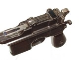 MAUSER C96 BROOMHANDLE BOLO SEMI-AUTO PISTOL W/ WOODEN HOLSTER/STOCK - 9 of 11