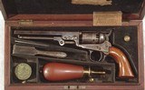COLT MODEL 1849 POCKET REVOLVER SOLD BY THE LONDON AGENCY IN IT'S ORIGINAL FACTORY BOX WITH ACCESSORIES - 7 of 13