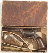 REMINGTON BEALS 1st MODEL POCKET REVOLER IN IT'S ORIGINAL FACTORY BOX WITH ACCESSORIES - 1 of 9