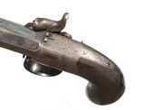 CASED PAIR OF PERCUSSION TRAVELING PISTOLS BY 