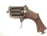 CASED FRENCH PEPPERBOX REVOLVER BY 