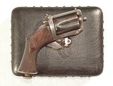 CASED FRENCH PEPPERBOX REVOLVER BY 