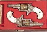 CASED PAIR OF FACTORY ENGRAVED NEW LINE REVOLOVERS - 3 of 12