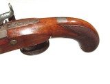 BRITISH PERCUSSION GREAT COAT PISTOL BY 