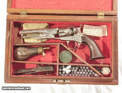 COLT MODEL 1862 POLICE REVOLVER,
CASED