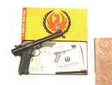 RUGER
MARK 1 SEMI-AUTO TARGET PISTOL IN IT'S FACTORY BOX