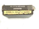 HI-STANDARD MODEL
{G} .380 AUTO PISTOL IN IT'S FACTORY BOX - 3 of 11