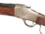 BROWNING MODEL 1885 BI-CENTENNIAL
1 OF 1000 HAND ENGRAVED RIFLE AND KNIFE - 3 of 12