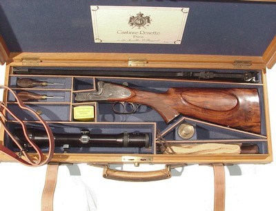 SPECTACULAR BEST QUALITY GASTINNE RENETTE SIDELOCK SINGLE SHOT SPORTING RIFLE IN 6.5X68R CALIBER - Image 11 of 18