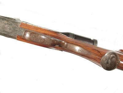 SPECTACULAR BEST QUALITY GASTINNE RENETTE SIDELOCK SINGLE SHOT SPORTING RIFLE IN 6.5X68R CALIBER - Image 5 of 18